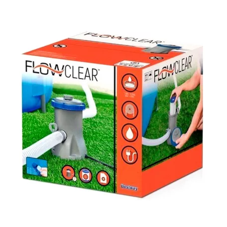 Bestway 58386 papírszűrős vízforgató szivattyú 32W 3028 l/óra (3 m3/h) gégecsövekkel