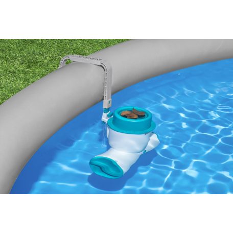 Bestway 58462 Skimatic COMBO FlowClear Skimmer, papírszűrős vízforgató és szkimmer (elektromos levélcsapda) 2.5 m3/h 48W (VPA 026)
