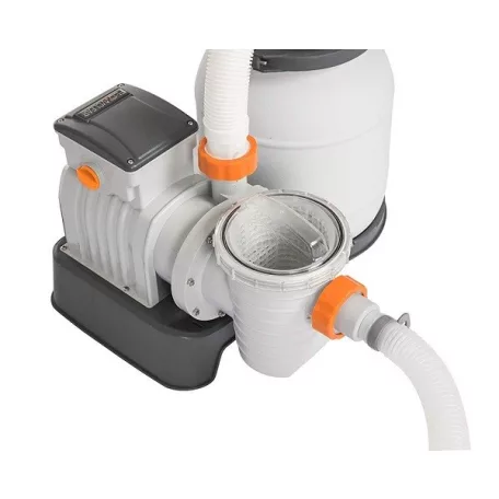 Bestway 58497 homokszűrő, 5,7 m3/h 230W homokszűrős vízforgató egység kerti medencékhez