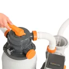 Bestway 58497 homokszűrő, 5,7 m3/h 230W homokszűrős vízforgató egység kerti medencékhez