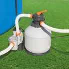 Bestway 58497 homokszűrő, 5,7 m3/h 230W homokszűrős vízforgató egység kerti medencékhez