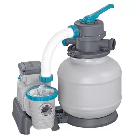 Bestway 58499 homokszűrő, 8.3 m3/h 280W homokszűrős vízforgató egység kerti medencékhez