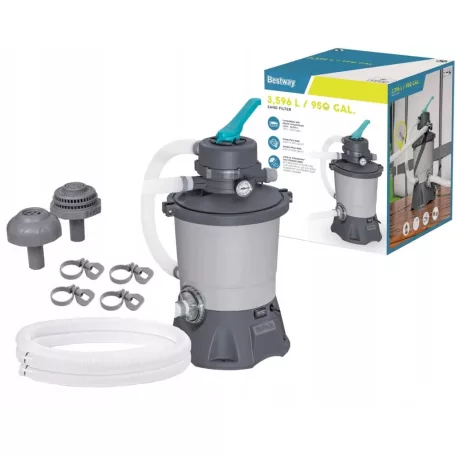 Bestway 58515 BL FlowClear 3 m3/h 85W homokszűrő, Sand Filter, homokszűrős vízforgató szivattyú BL (VPA 034)