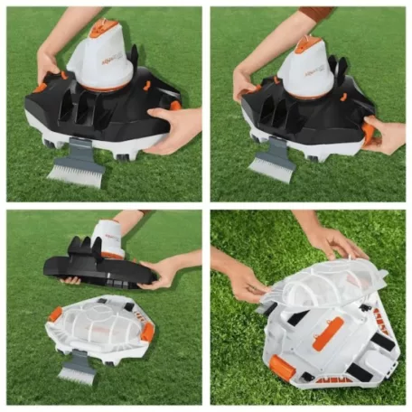 Bestway #58622 AquaRover akkus (90 perces), li-ion akkumulátoros, automata medence porszívó robot