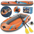 Bestway 61141 Kondor Elite Raft Set felfújható 2 személyes csónak evezővel pumpával, kétszemélyes gumicsónak szett 196 x 106 x 31 cm, 120 kg teherbírással
