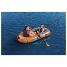 Bestway 61141 Kondor Elite Raft Set felfújható 2 személyes csónak evezővel pumpával, kétszemélyes gumicsónak szett 196 x 106 x 31 cm, 120 kg teherbírással