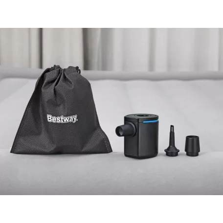 Bestway 62289 Powertouch Pocket 427 PSI 90 L/perc utazó, mini elektromos pumpa, matracpumpa szívó és fújó funkcióval, 85 gramm
