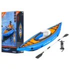 Bestway 65115 Hydro-Force Cove Champion egyszemélyes felfújható kajak - kenu 275 x 81 cm, evezővel és pumpával
