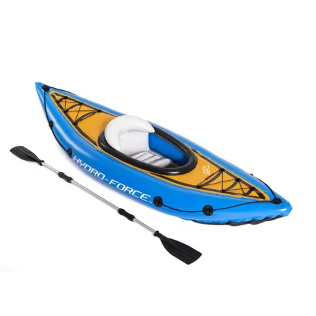 Bestway 65115 Hydro-Force Cove Champion egyszemélyes felfújható kajak - kenu 275 x 81 cm, evezővel és pumpával