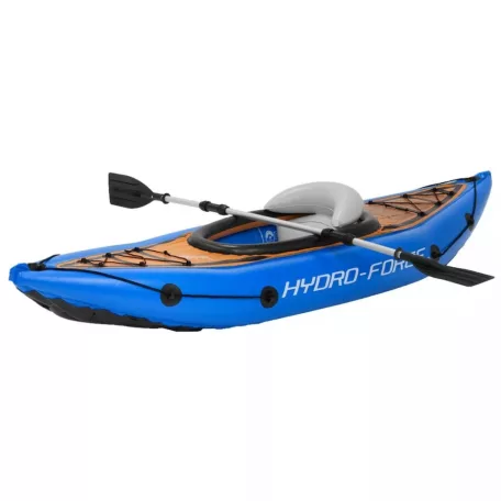 Bestway 65115 Hydro-Force Cove Champion egyszemélyes felfújható kajak - kenu 275 x 81 cm, evezővel és pumpával