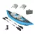 Bestway 65131 Hydro-Force Cove Champion X2 kayak, kétszemélyes felfújható kajak - kenu 331 x 88 cm, két evezővel, pumpával és hordtáskával
