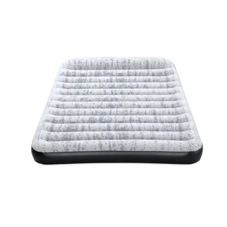 Bestway 67836 Tritech felfújható kétszemélyes velúr ágy / matrac, 2 személyes vendégágy automata, beépített elektromos pumpával 203 x152 x 30 cm