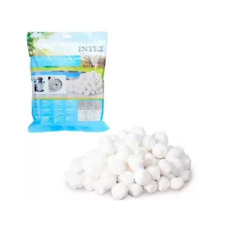 INTEX 29045 / Bestway Polysphere 500g poliszférikus szűrőgolyó 18kg kvarchomok helyett homokszűrős vízforgatóba