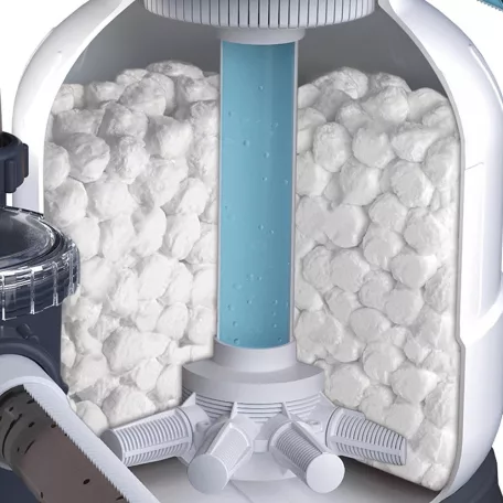 INTEX 29045 / Bestway Polysphere 500g poliszférikus szűrőgolyó 18kg kvarchomok helyett homokszűrős vízforgatóba