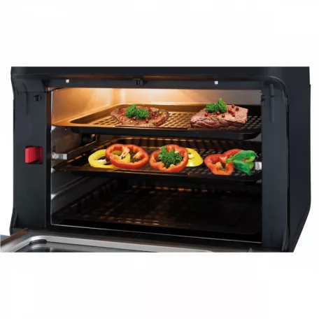 Bomann FR 6031 H CB / Clatronic FR 3747 H AirFryer 1500W forrólevegős, légkeveréses digitális sütő, minisütő, forgó grillel, lámpával