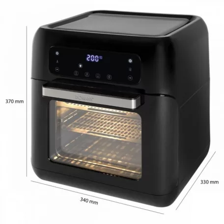Bomann FR 6031 H CB / Clatronic FR 3747 H AirFryer 1500W forrólevegős, légkeveréses digitális sütő, minisütő, forgó grillel, lámpával