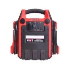 Auchan 12V Booster 4 in 1 Jump Starter hordozható indításrásegítő, 17 Ah 900 A / 400W PowerBank, 12V bikázó, indítóakku, munkalámpa és kompresszor 3000 cm3 diesel / 4000 cm3 benzinmotorokhoz