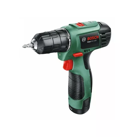 Bosch EasyDrill 1200 Set 12V 20Nm akkus fúró, csavarbehajtó készlet 2 x 12V 1,5A (dupla) akkuval, töltővel, kofferben 38 részes tartozékkészlettel (06039A210E) 