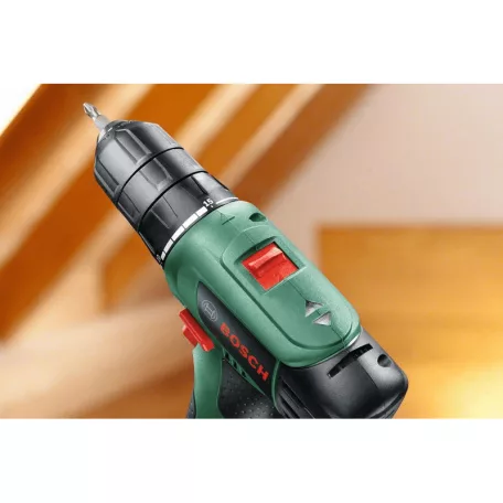 Bosch EasyDrill 1200 Set 12V 20Nm akkus fúró, csavarbehajtó készlet 2 x 12V 1,5A (dupla) akkuval, töltővel, kofferben 38 részes tartozékkészlettel (06039A210E) 