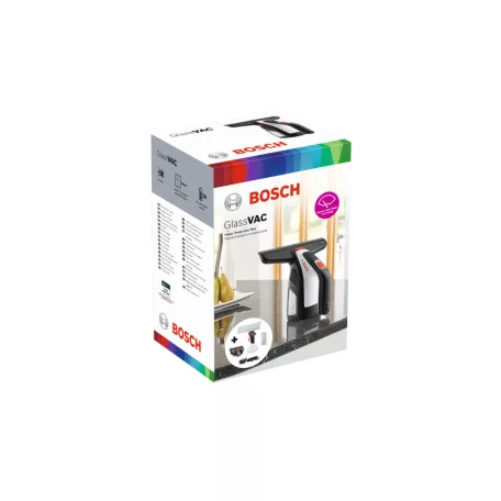 Bosch GlassVAC elektromos, akkus ablaktisztító extra szívóteljesítménnyel, 3.6V Li-ion akkumulátoros ablakporszívó (GlassVAC06008B7000)