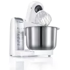 Bosch MUM4856 univerzális 600W 3.9L fehér konyhai robotgép, dagasztógép, húsdarálóval, turmixal, citruspréssel, reszelővel és aprítóval