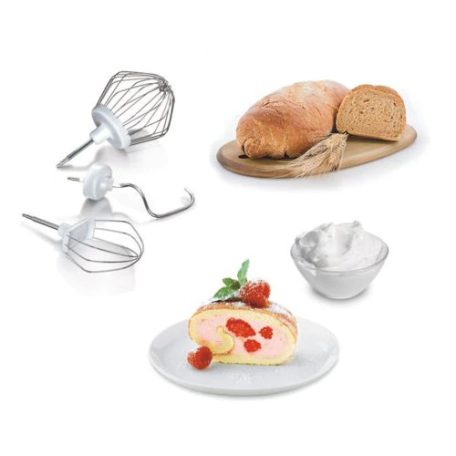 Bosch MUMS2AW01 Serie 2 univerzális 700W 3.8L keverőtálas fehér konyhai robotgép, dagasztógép, habverővel, reszelővel és aprítóval