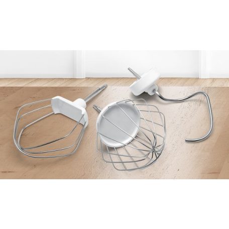 Bosch MUMS2ER01 univerzális 700W 3.8L piros konyhai robotgép, dagasztógép, reszelővel és szeletelővel