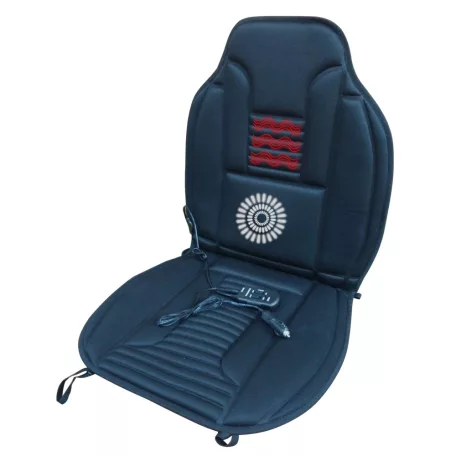 Bottari HOT-VIB 12V autós univerzális 42W fűthető rezgő 1 motoros masszázsülés 49x99cm ülésrátét