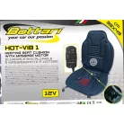 Bottari HOT-VIB 12V autós univerzális 42W fűthető rezgő 1 motoros masszázsülés 49x99cm ülésrátét