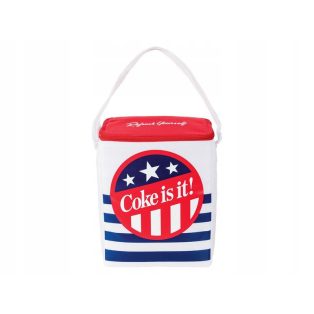   Coca-Cola / Coke is it! 14 literes polyester, vállra akasztható hűtőtáska strandoláshoz, kempingzéshez, kiránduláshoz