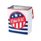 Coca-Cola / Coke is it! 14 literes polyester, vállra akasztható hűtőtáska strandoláshoz, kempingzéshez, kiránduláshoz