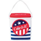 Coca-Cola / Coke is it! 14 literes polyester, vállra akasztható hűtőtáska strandoláshoz, kempingzéshez, kiránduláshoz