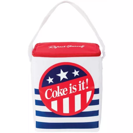 Coca-Cola / Coke is it! 14 literes polyester, vállra akasztható hűtőtáska strandoláshoz, kempingzéshez, kiránduláshoz