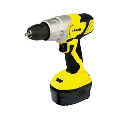 Reikel CD-1817 Cordless Drill dupla akkus 18V Ni-MH akkumulátoros fúró, csavarozó, fúrógép, csavarbehajtó 2 db 18V 1.2 Ah akkuval és 1 db töltővel