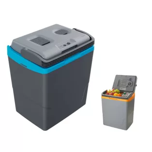  Crivit CoolBox CEK 29 C1 / B5 ECO 12V / 230V autós + hálózati 30L hűtő-fűtő elektromos (termoelektromos) hűtőtáska Peltier elemmel, akár 20°C hűtési kapacitással