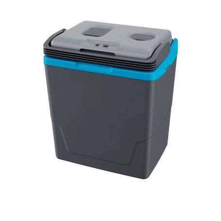 Crivit CoolBox CEK 29 B5 / Rocktrail REK 29 D1 ECO 12V / 230V autós + hálózati 30L hűtő-fűtő elektromos (termoelektromos) hűtőtáska Peltier elemmel, akár 20°C hűtési kapacitással