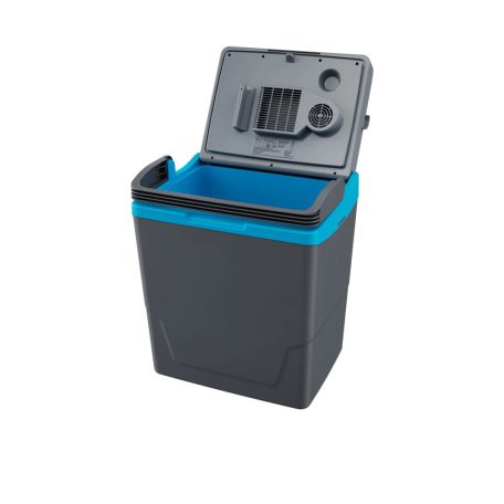 Crivit CoolBox CEK 29 B5 / Rocktrail REK 29 D1 ECO 12V / 230V autós + hálózati 30L hűtő-fűtő elektromos (termoelektromos) hűtőtáska Peltier elemmel, akár 20°C hűtési kapacitással