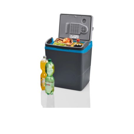 Crivit CoolBox CEK 29 B5 / Rocktrail REK 29 D1 ECO 12V / 230V autós + hálózati 30L hűtő-fűtő elektromos (termoelektromos) hűtőtáska Peltier elemmel, akár 20°C hűtési kapacitással