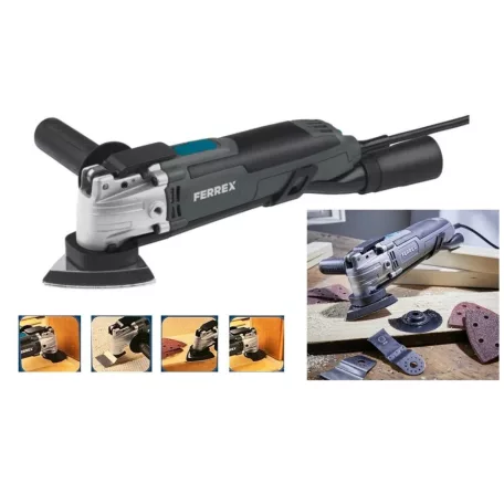 FERREX CGN-300D 300W elektromos multifunkciós szerszámgép, multi rezgőcsiszoló