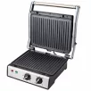   Hauser CG-420 asztali 2000W inox nemesacél kontaktgrill, kontakt grillsütő kivehető 24 x 29 cm sütőlapokkal (CG 420)
