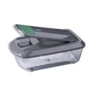 CHEFKOCH trifft by Fackelmann professzionális multiszeletelő, Slicer & Dicer 16 részes multifunkciós mechanikus aprító, szeletelő és reszelő gyűjtőtállal 