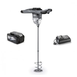   FERREX CHM18FF9 ECO 20V 5Ah akkus univerzális keverőgép, vezeték nélküli (akkumulátoros) festékkeverő, habarcskeverő, malterkeverő, akkuval és töltővel