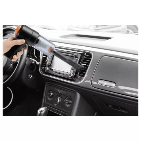 CLEANmaxx 7.4V 1800 mAh mini akkus kézi porszívó szívó és fújó funkcióval, mosható EPA filterrel, kefés toldattal