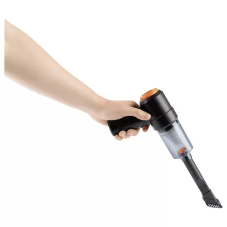 CLEANmaxx 7.4V 1800 mAh mini akkus kézi porszívó szívó és fújó funkcióval, mosható EPA filterrel, kefés toldattal