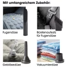 CLEANmaxx 3.7V 1200 mAh mini akkus kézi porszívó szívó és fújó funkcióval, mosható EPA filterrel, kefés toldattal, üvegtörő és övvágó funkcióval