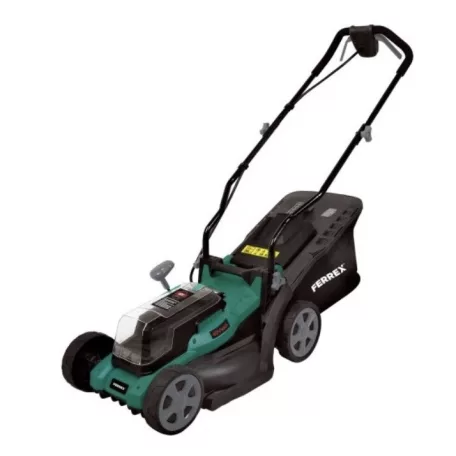 FERREX CLM36-FF9 SOLO 40V 34 cm akkus fűnyíró, vezeték nélküli, 35L fűgyűjtős akkumulátoros fűnyírógép akku és töltő nélkül 