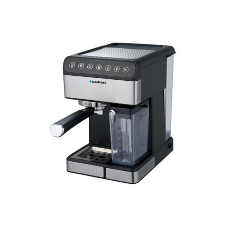 Blaupunkt CMP601 eszpresszó / cappucino / latte kávéfőző tejtartállyal 1350W 1.8L inox - fekete