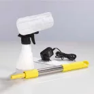 CleanMaxx 02304 akkus 3.7V 10W 1500 mAh elektromos akkumulátoros ablaktisztító készlet teleszkópos nyéllel, kézi / hosszú szárú ablakporszívó