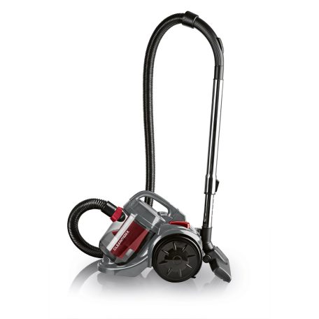 CleanMaxx 14638 / 15403 Cyclonic 800W porzsák nélküli ciklon porszívó, padlóporszívó, fém teleszkópos szívócsővel és padlókefével (bordó- szürke)