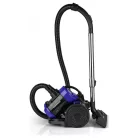 CleanMaxx 19133 Multiciklon 800W porzsák nélküli ciklon porszívó, padlóporszívó, fém teleszkópos szívócsővel és padlókefével (kék)